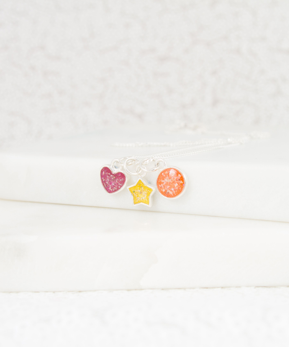 Delicate Trio Ashes Necklace