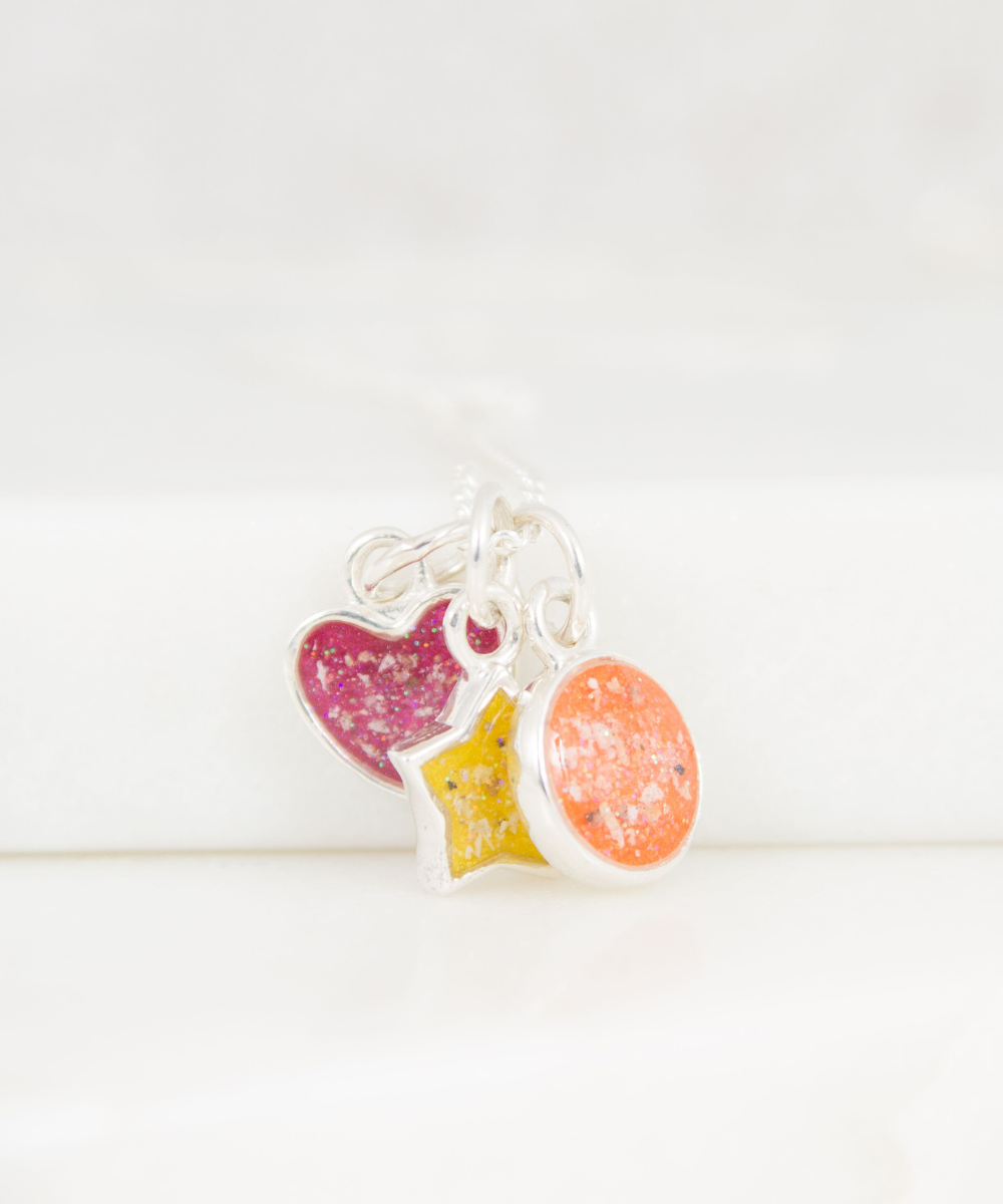 Delicate Trio Ashes Necklace