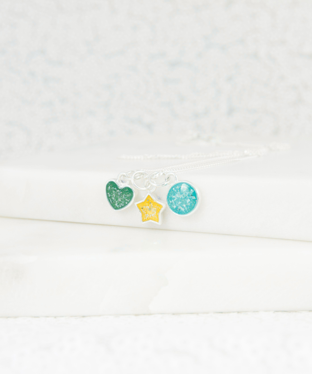Delicate Trio Ashes Necklace