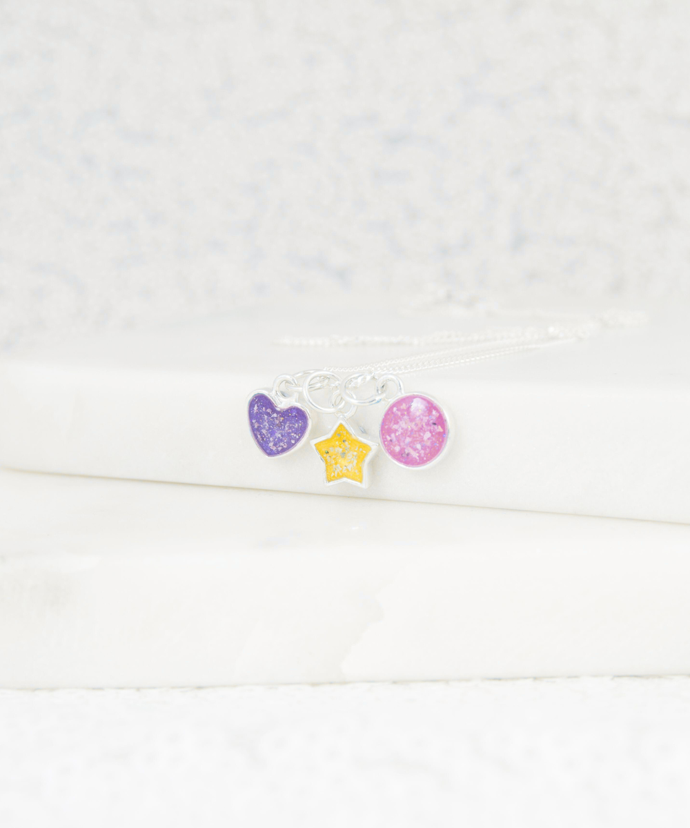 Delicate Trio Ashes Necklace