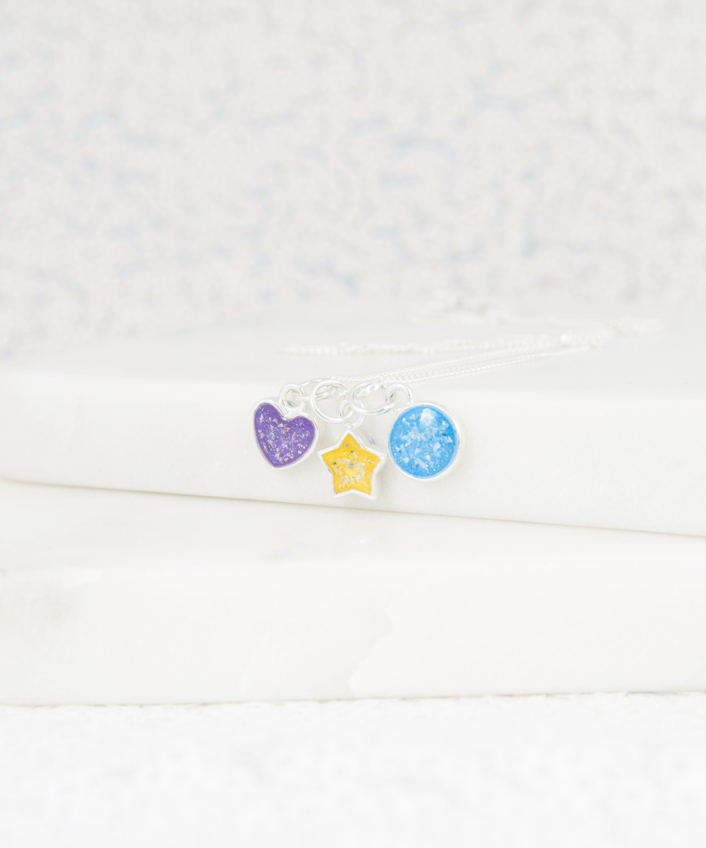 Delicate Trio Ashes Necklace