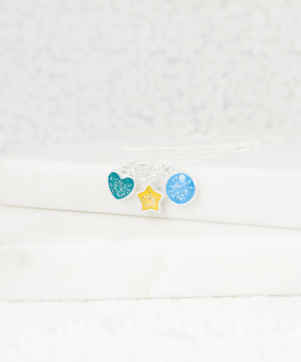 Delicate Trio Ashes Necklace