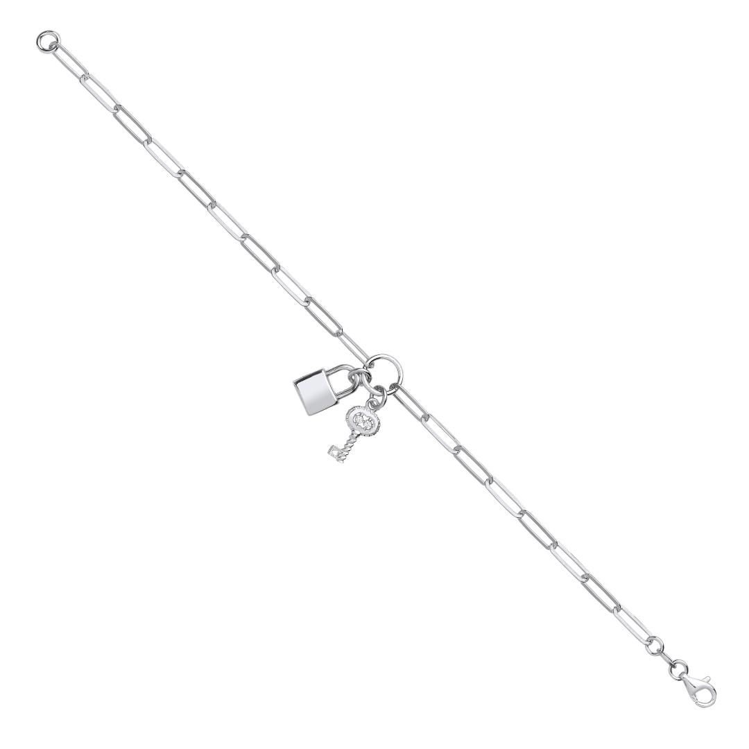 Secret Ashes Lock & Key Bracelet