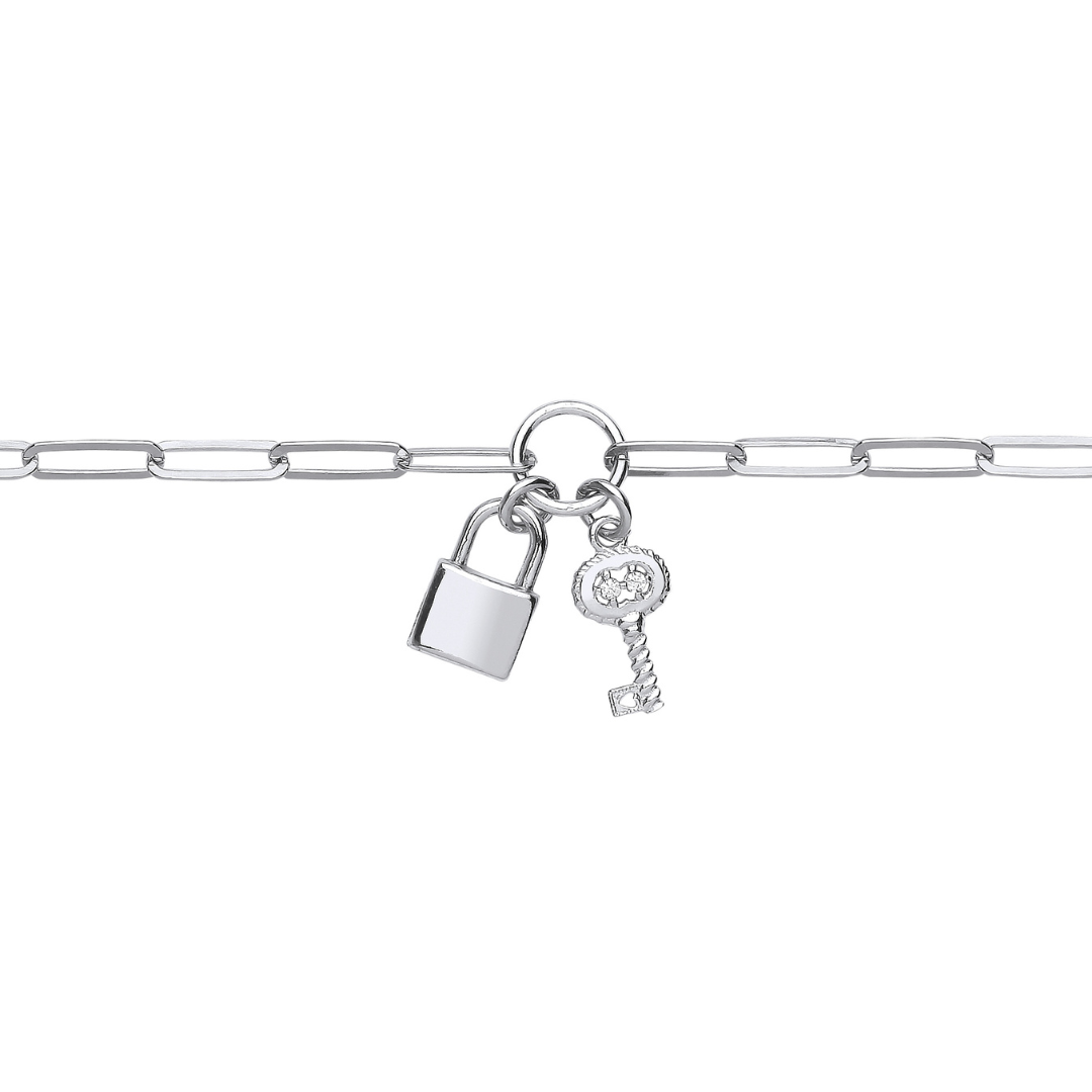 Secret Ashes Lock & Key Bracelet
