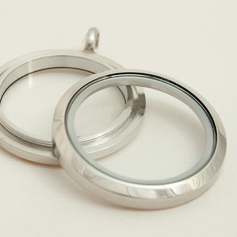 Double Heart Ashes Locket