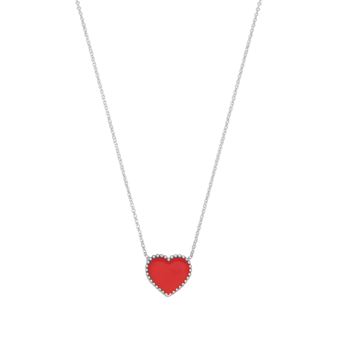 Secret Ashes Red Heart Necklace