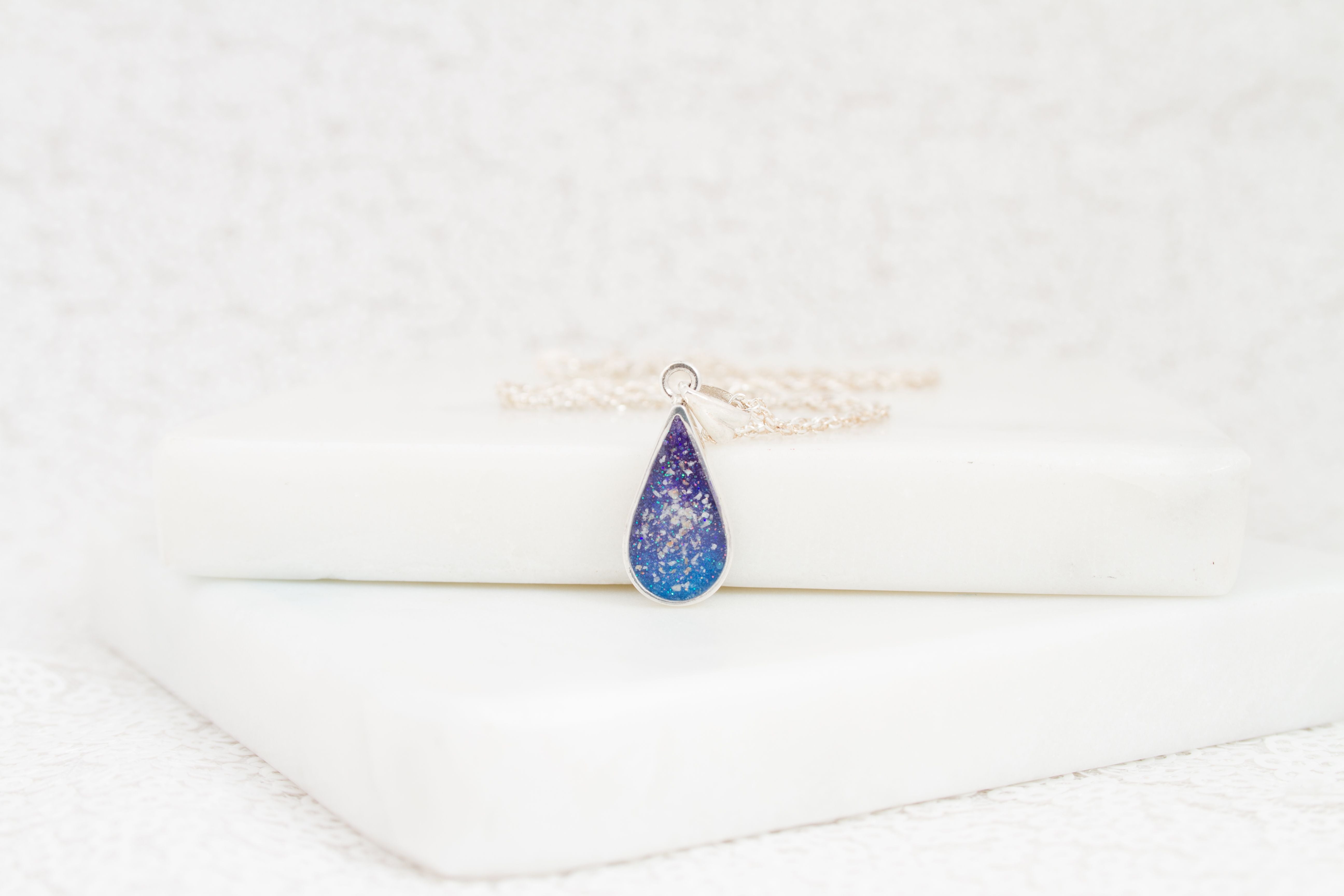 Teardrop Ashes Necklace