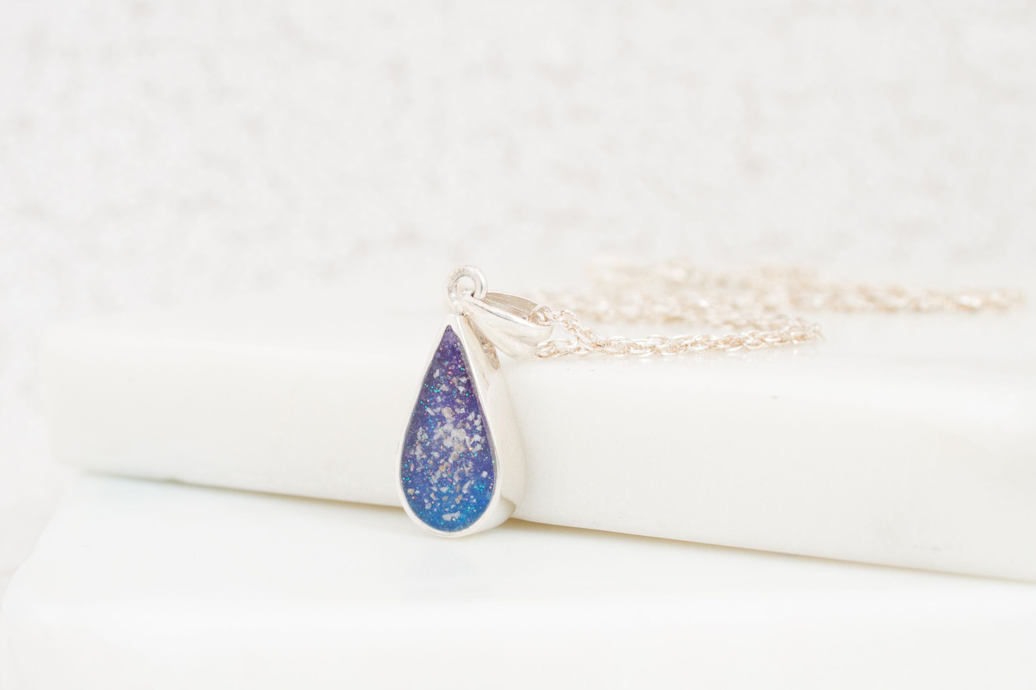 Teardrop Ashes Necklace