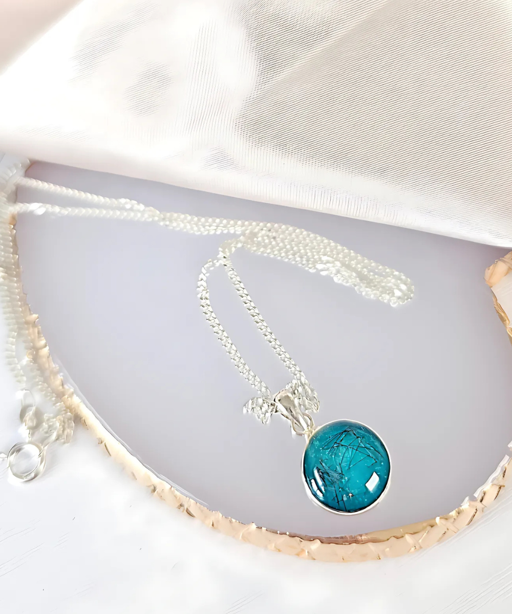 Circle Hair/Fur Necklace
