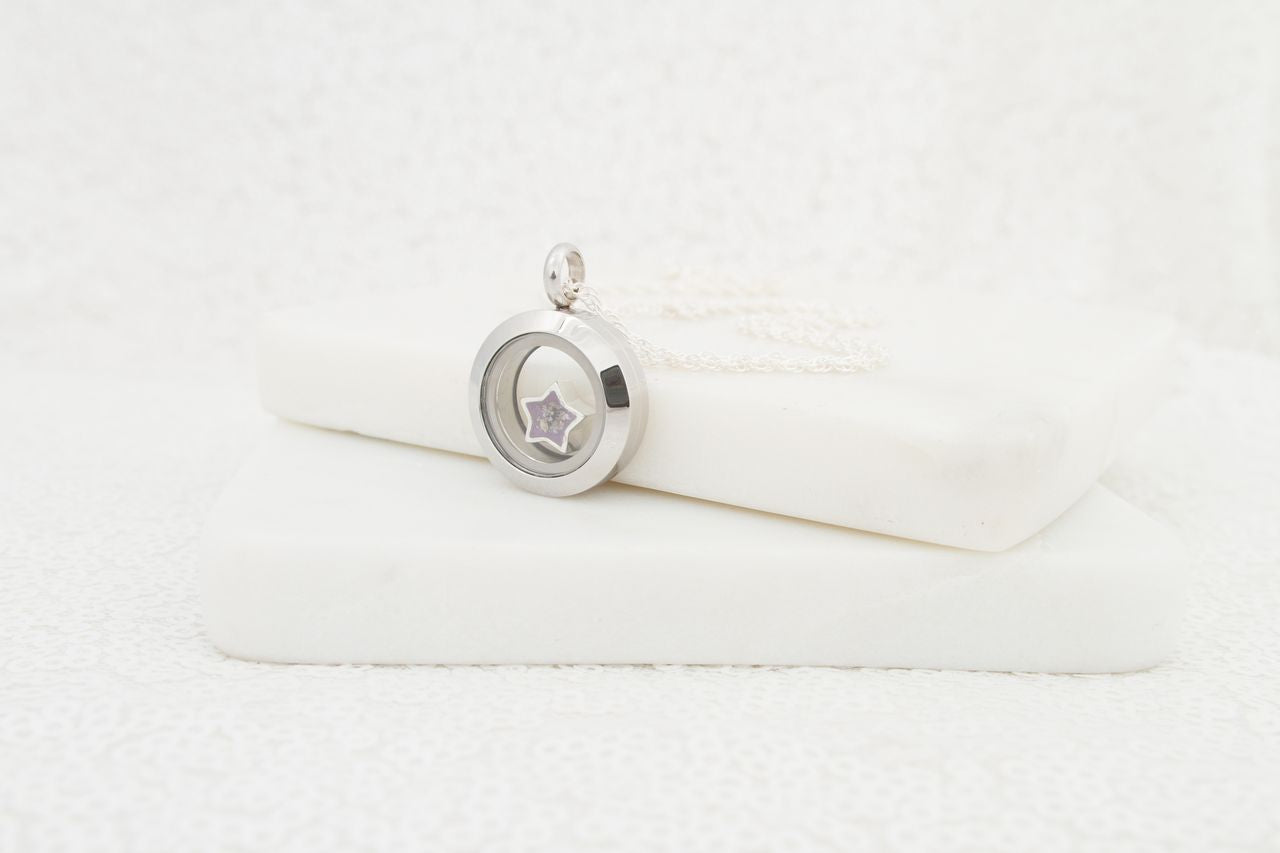 Mini Floating Ashes Charm Locket