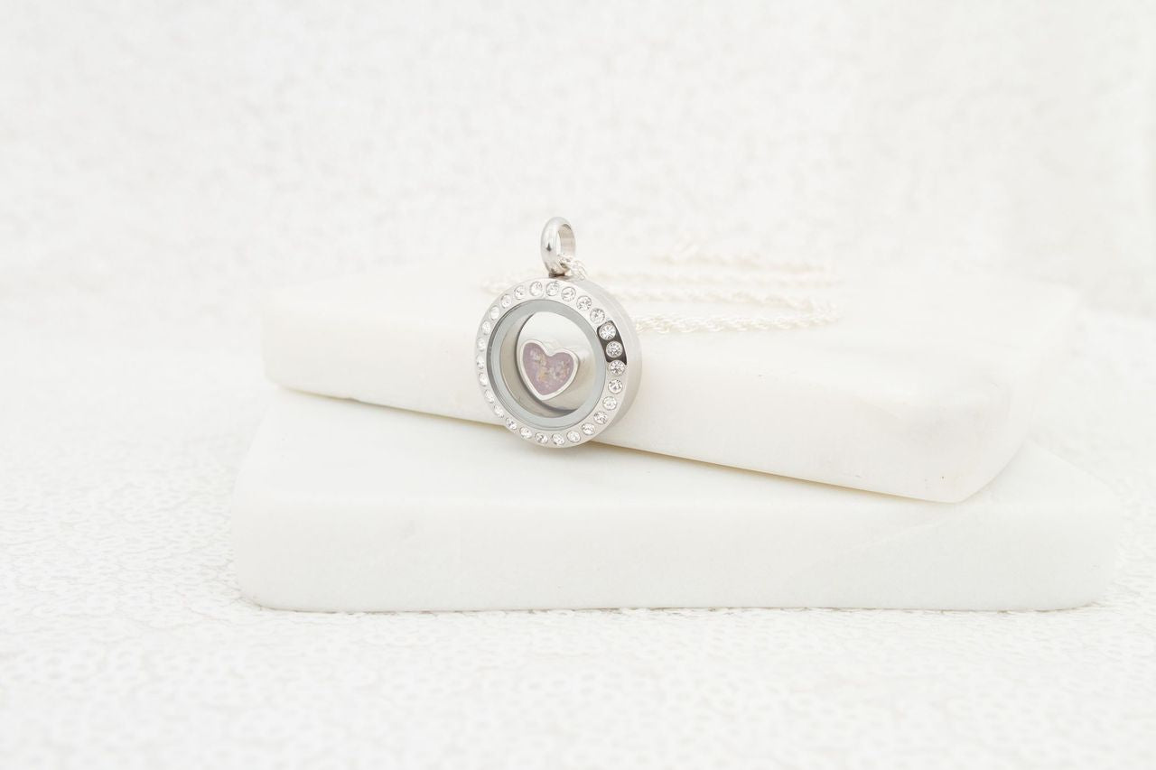 Mini Floating Ashes Charm Locket